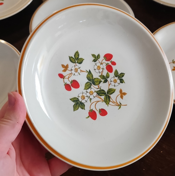 Vintage Sheffield Strawberries N' Cream Appetizer - Picture 4 of 6